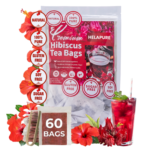 Premium Hibiscus Tea Bags (60 tea bags)